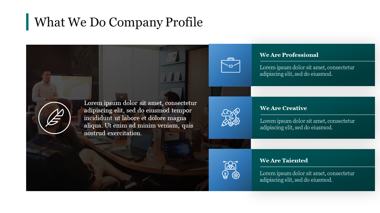 What We Do Company Profile